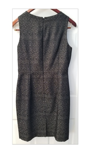 Evan Picone silver/black dress - Picture 2 of 3